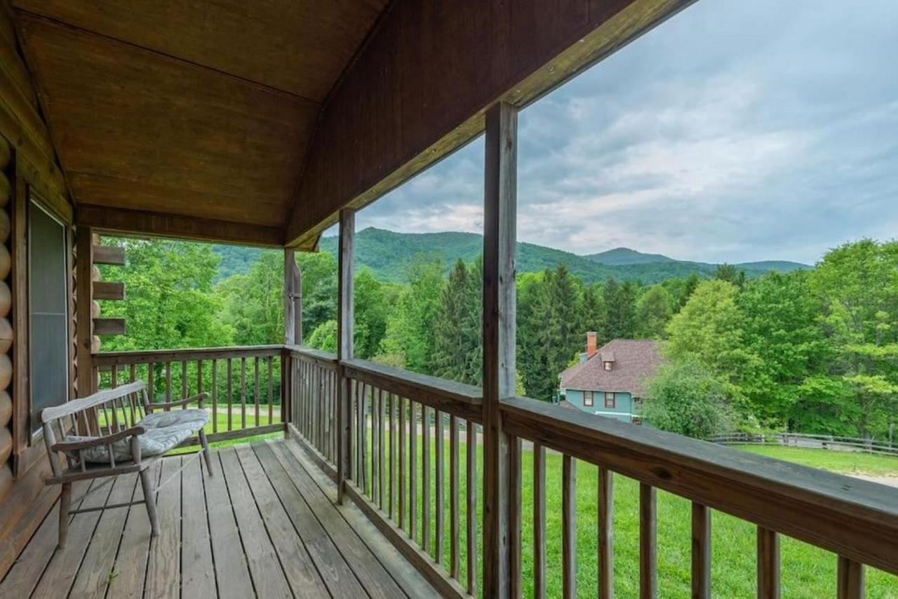 Log Cabin Stunning Mountain Views On 12 Acres Candler Exterior photo