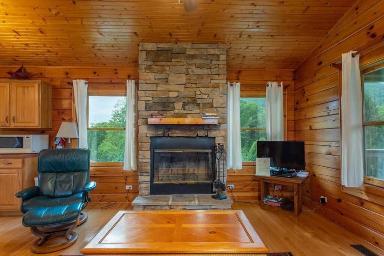 Log Cabin Stunning Mountain Views On 12 Acres Candler Exterior photo