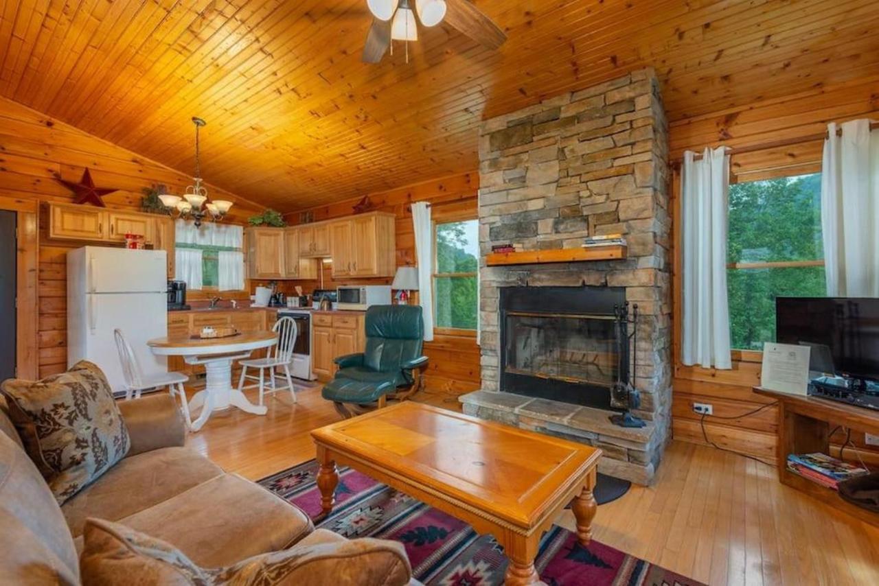 Log Cabin Stunning Mountain Views On 12 Acres Candler Exterior photo